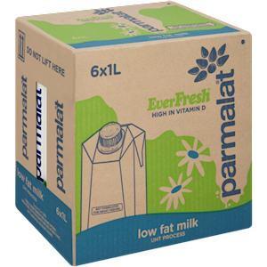 Parmalat Everfresh UHT Low Fat Milk 6X1L