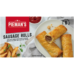 Pieman's Frozen Sausage Rolls 960g 6 Pck
